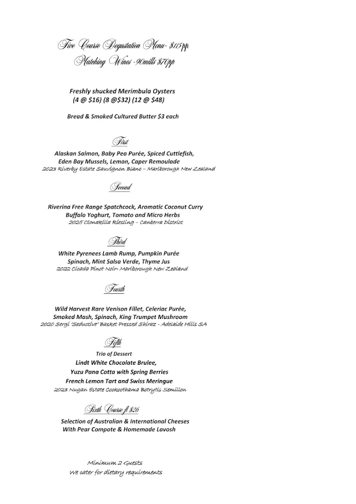 Menu_Courgette Restaurant_Canberra_image_old_1