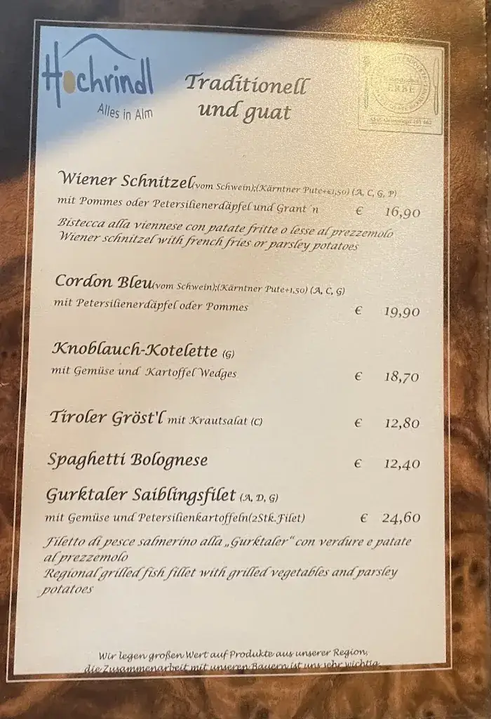 Menu_Gasthaus Zur Bauernstubn_Deutsch-Griffen_immagine_2