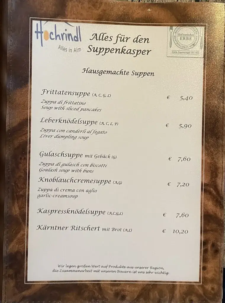 Menu_Gasthaus Zur Bauernstubn_Deutsch-Griffen_immagine_3