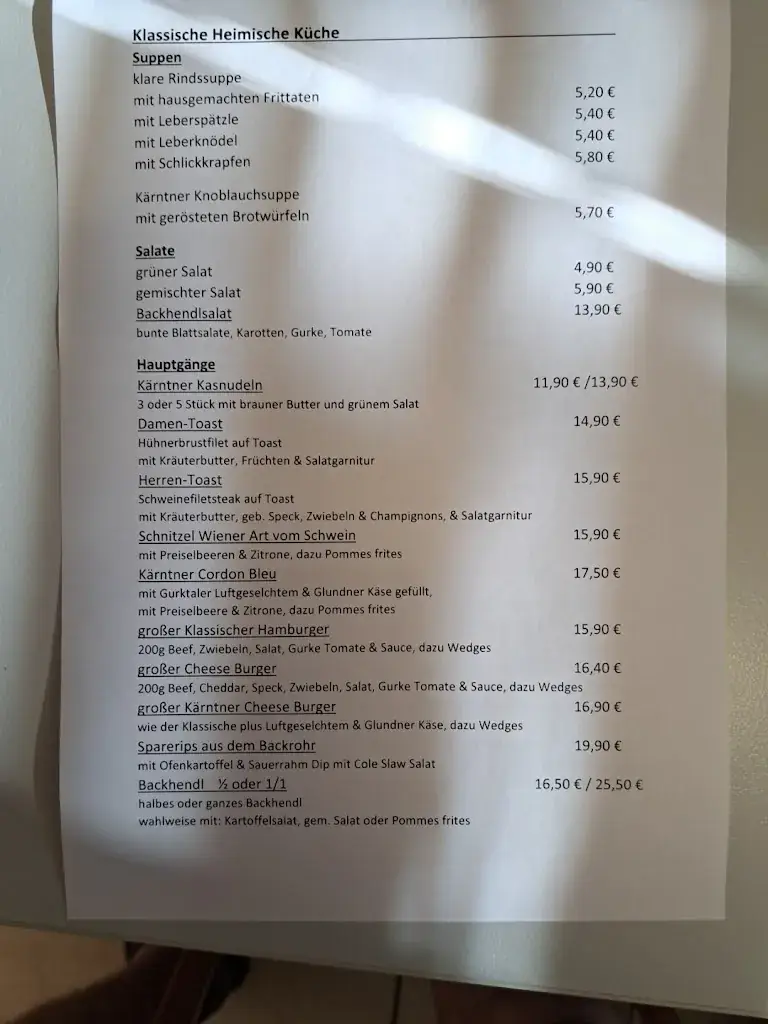 Menu_Gasthof Hochsteiner_Deutsch-Griffen_image_1