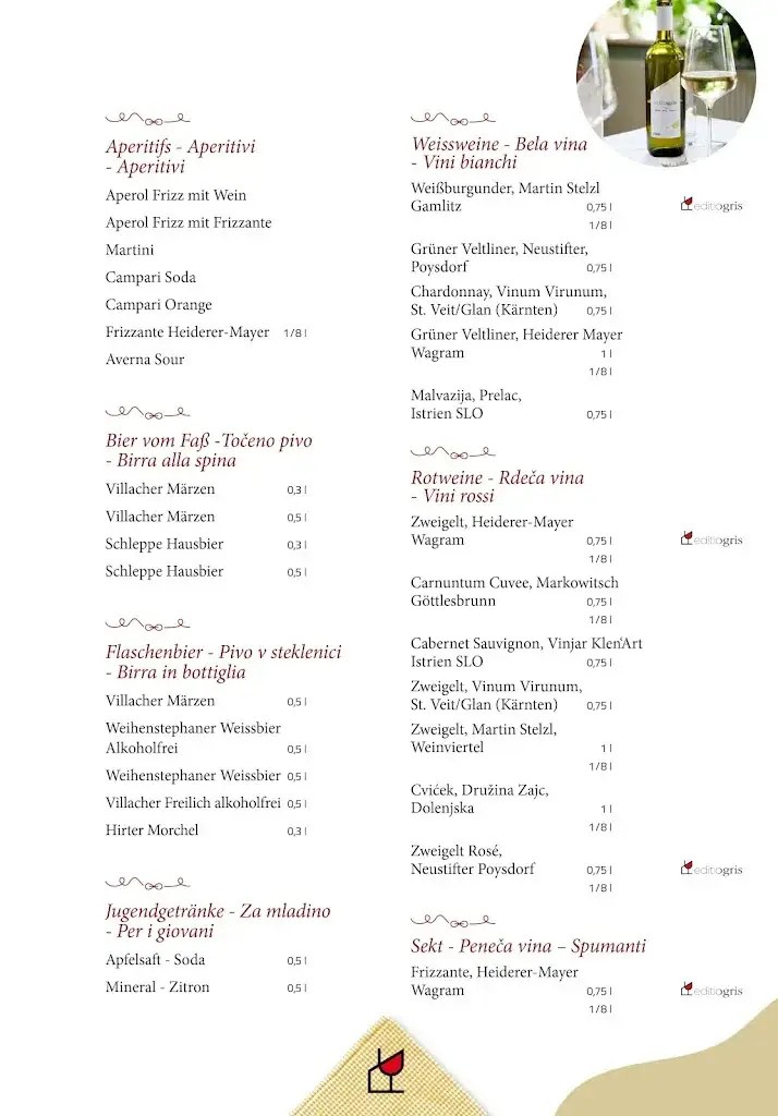 Menu_Gasthaus - Gostišče - Trattoria Ogris_Feistritz im Rosental_immagine_2