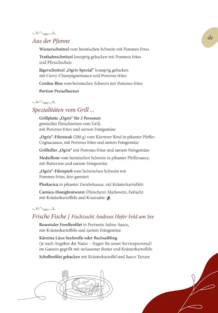 Menu_Gasthaus - Gostišče - Trattoria Ogris_Feistritz im Rosental_immagine_4