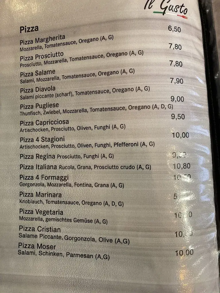 Menü_Il Gusto Ristobar Italian Restaurant_Feldkirchen in Kärnten_Bild_4