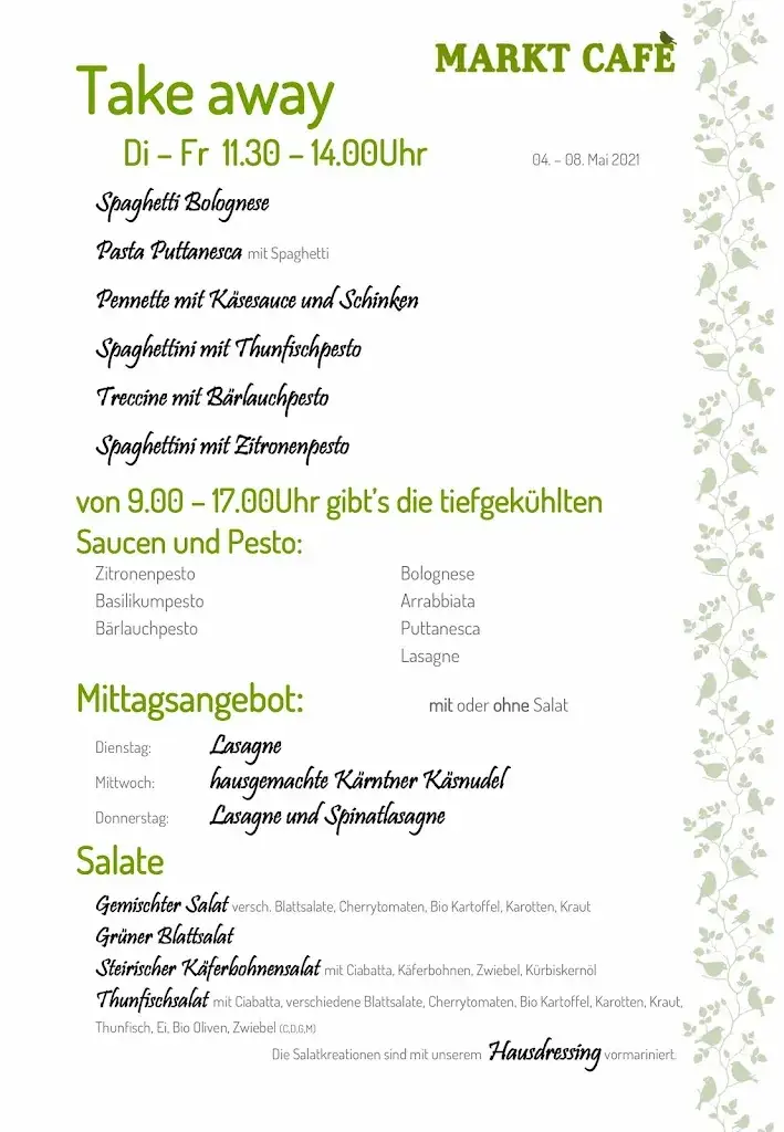 Menu_Markt Cafe in der Finkensteiner Nudelfabrik_Finkenstein_image_2