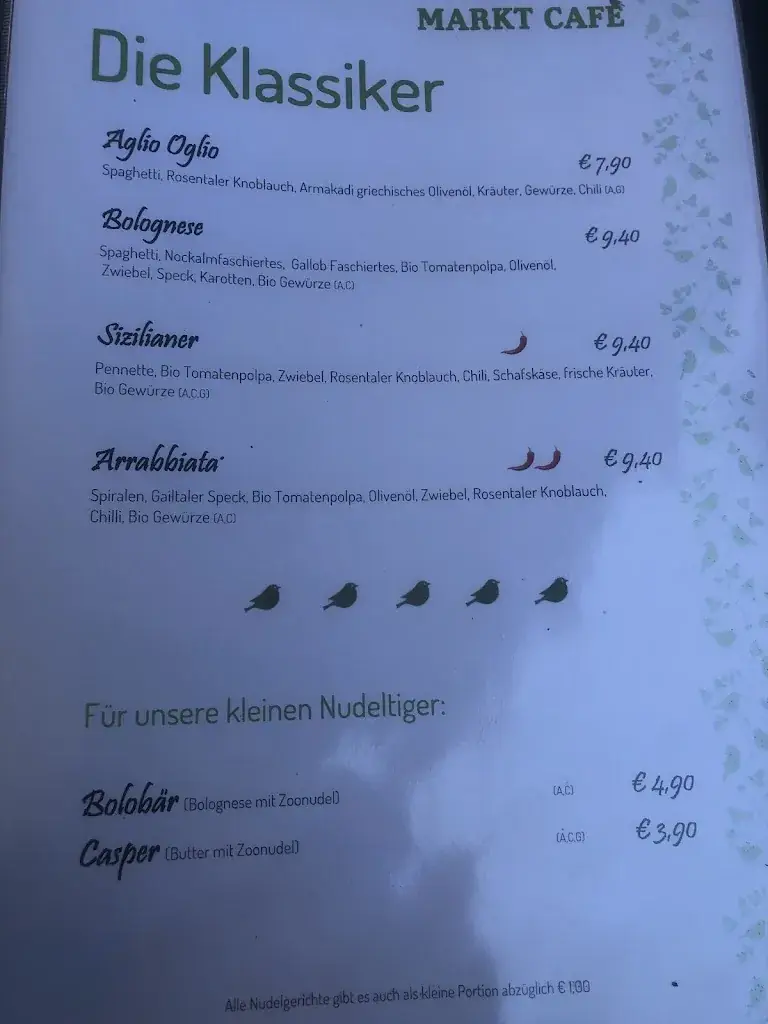 Menu_Markt Cafe in der Finkensteiner Nudelfabrik_Finkenstein_image_3