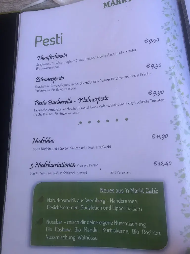 Menu_Markt Cafe in der Finkensteiner Nudelfabrik_Finkenstein_image_4