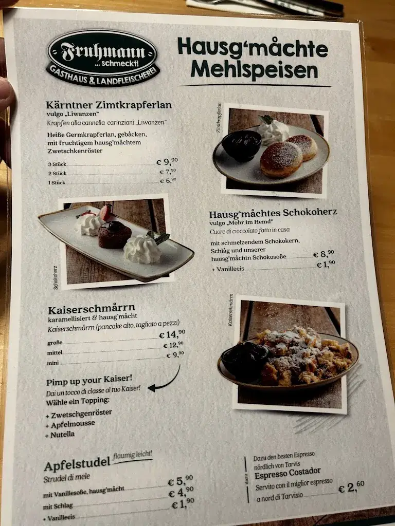 Menu_Gasthaus Fruhmann_Föderlach I_immagine_2