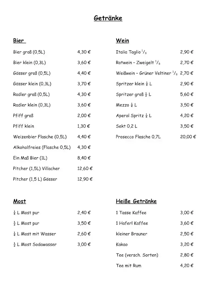 Menu_Dorfschenke & Biergartenrestaurant Kaltschach_Föderlach I_image_2