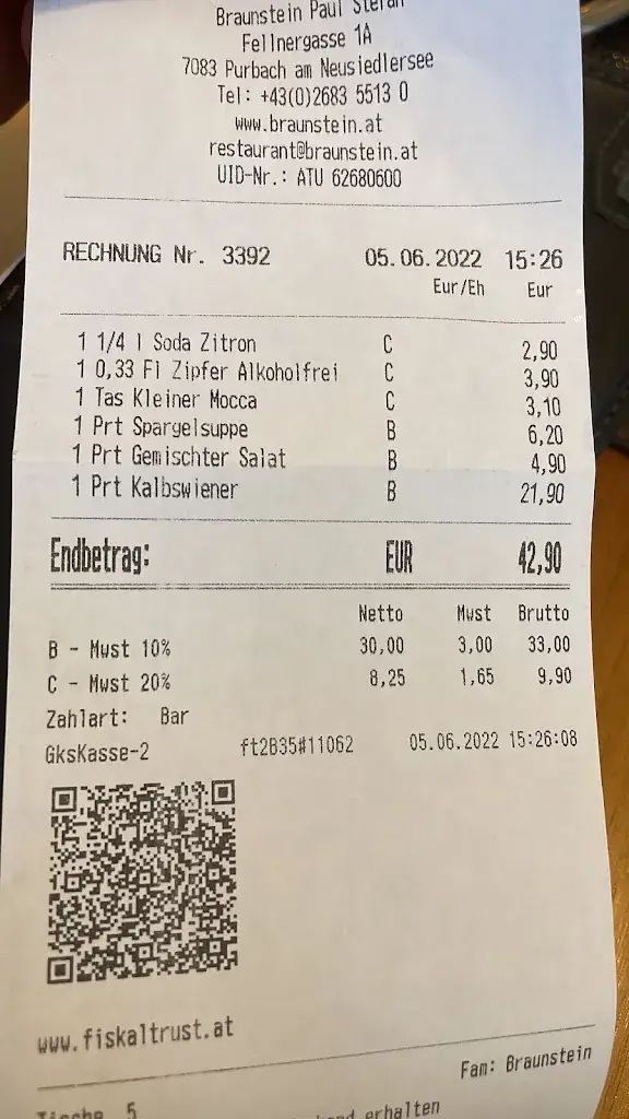 m bezko_Restaurant & Hotel BRAUNSTEIN, Pauli´s Stuben im Burgenland_Donnerskirchen_review