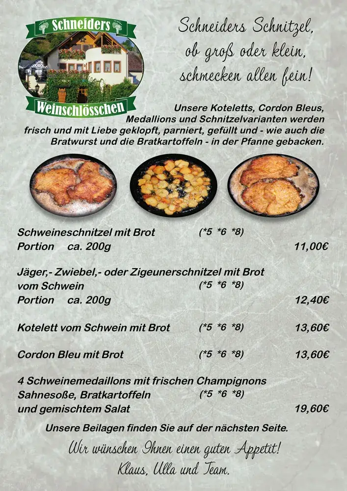 Menu_Schneider's Weinschlösschen_Frauenstein_immagine_1