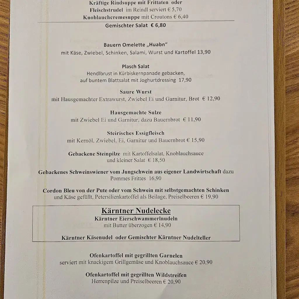 Menu_Gasthof Plasch_Ferlach_image_1