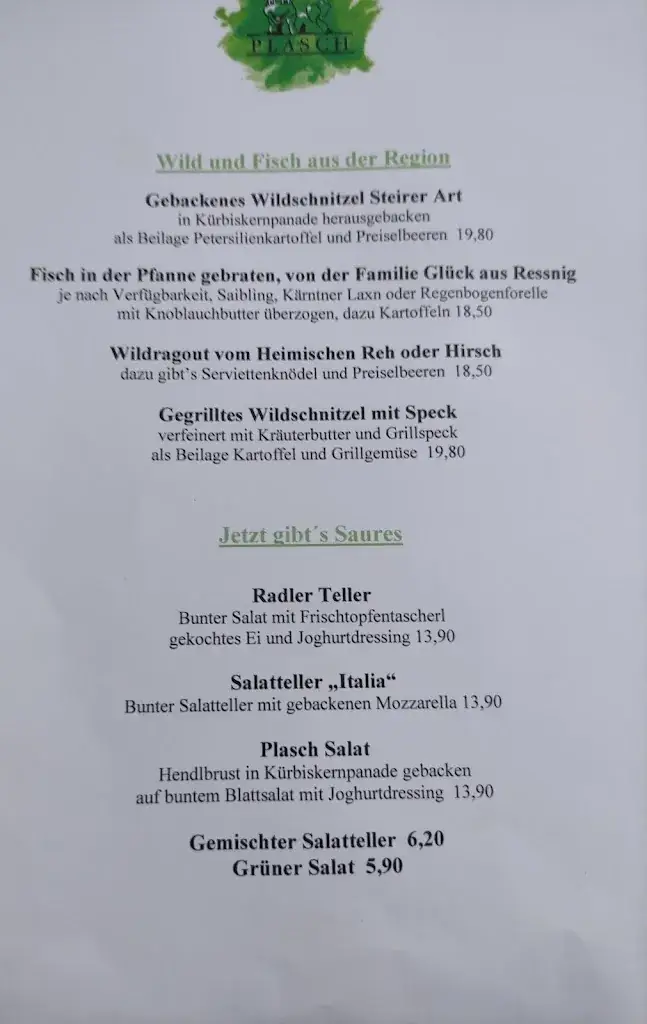 Menu_Gasthof Plasch_Ferlach_image_3