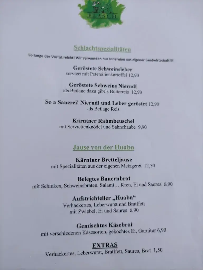 Menu_Gasthof Plasch_Ferlach_image_4