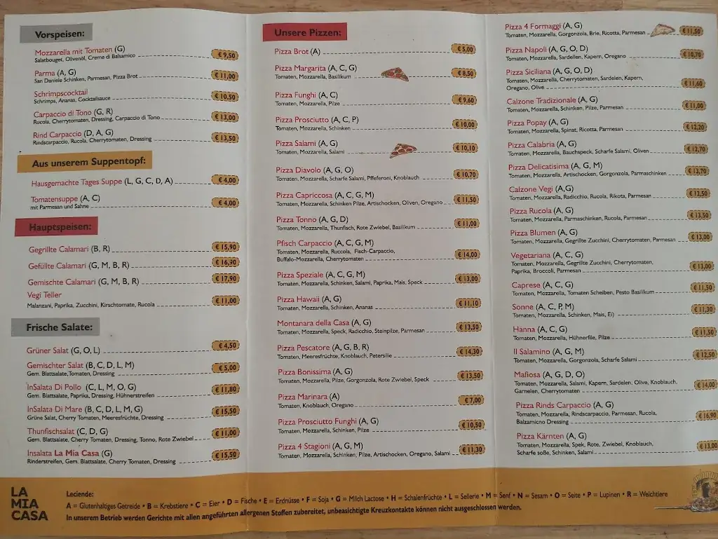 Menu_La mia casa Kirschentheuer_Ferlach_immagine_2