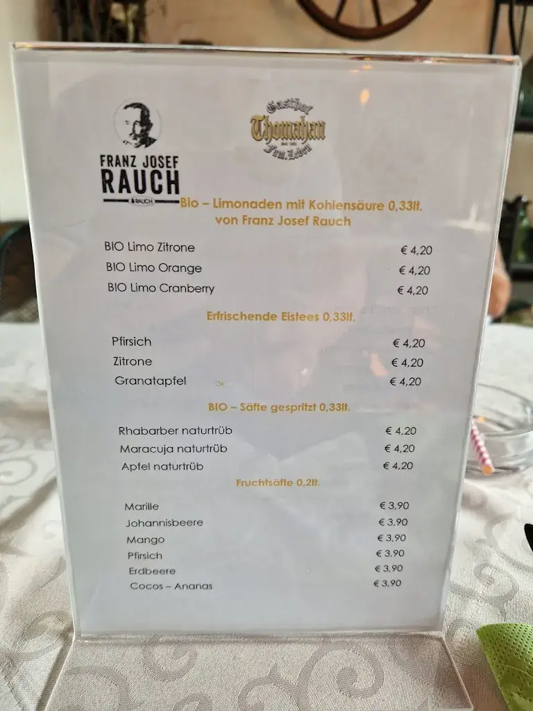 Menu_Inn and guest house Thomahan_Friesach_immagine_1