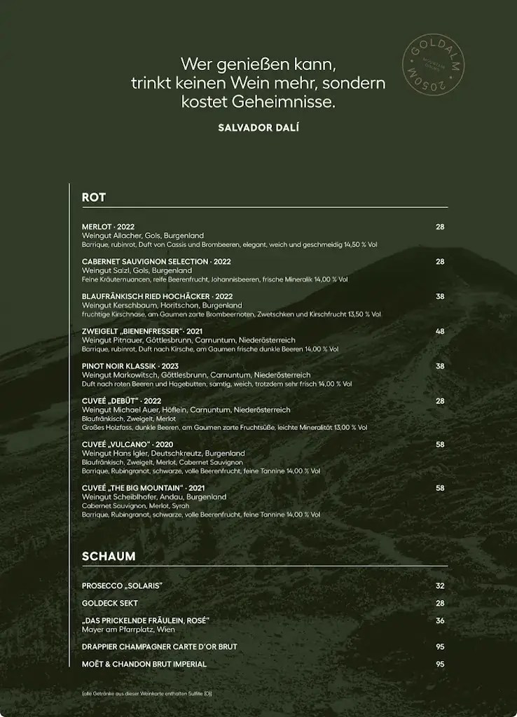 Menu_Goldalm Mountain Dining_Gerlamoos_image_3