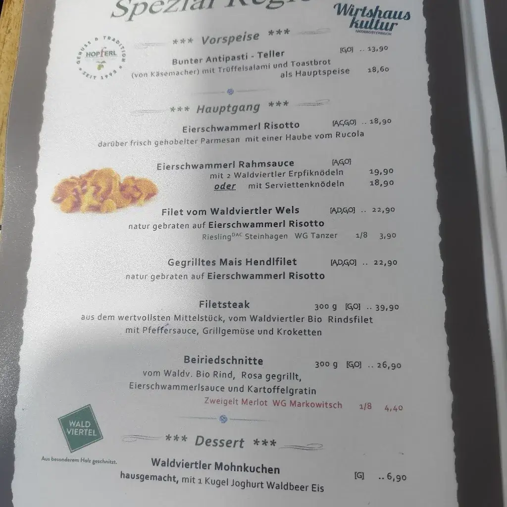 Menu_Stadtwirtshaus Hopferl_Gmünd_image_3