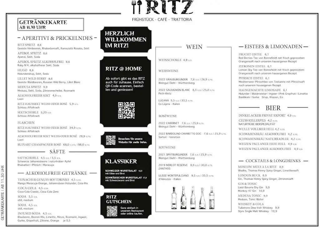 Menu_RITZ Frühstück & Café, Trattoria_Gmünd_immagine_3
