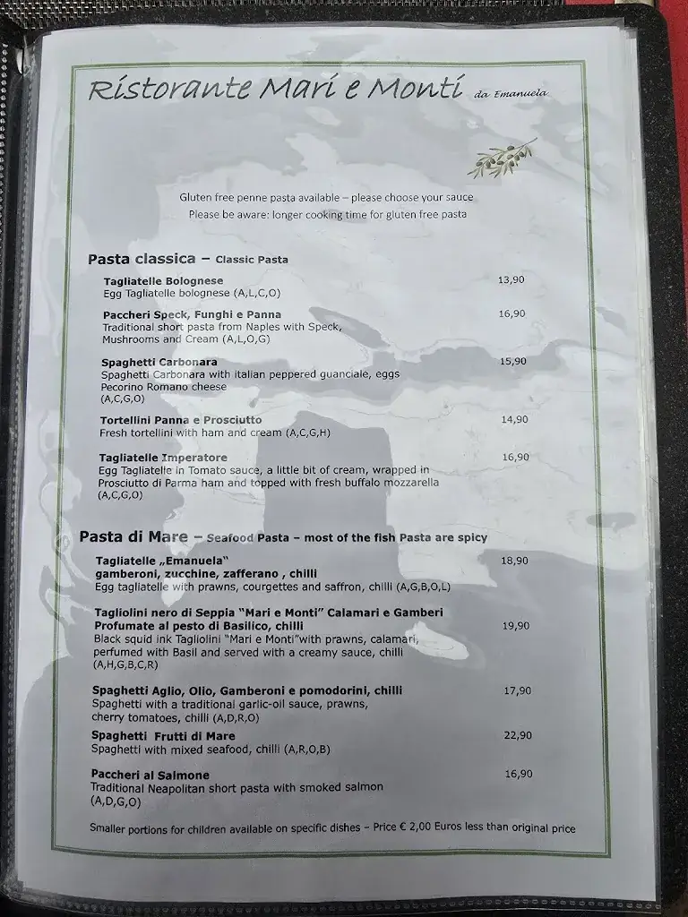 Menu_Ristorante Mari e Monti da Emanuela_Gitschtal_image_1