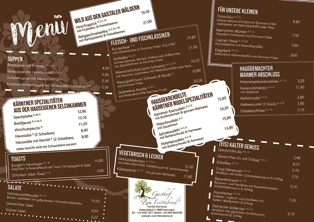Menü_Gasthof zum Feierabend_Hermagor_Bild_1