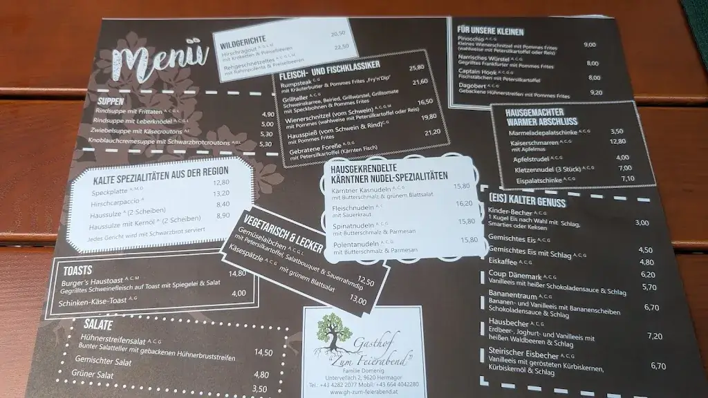 Menü_Gasthof zum Feierabend_Hermagor_Bild_2