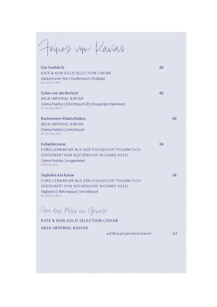 Menu_Restaurant La Terrasse am Wörthersee im Seefels_Görtschach_image_2