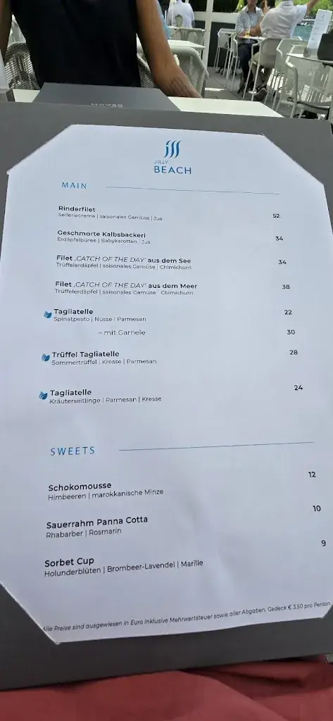 Menu_JILLY BEACH Wörthersee_Görtschach_image_2