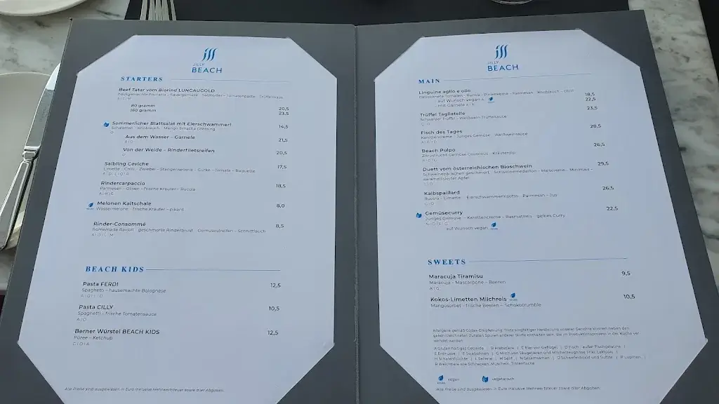 Menu_JILLY BEACH Wörthersee_Görtschach_image_3