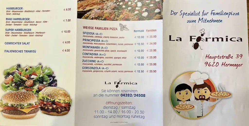 Menu_La Formica_Hermagor District_immagine_3