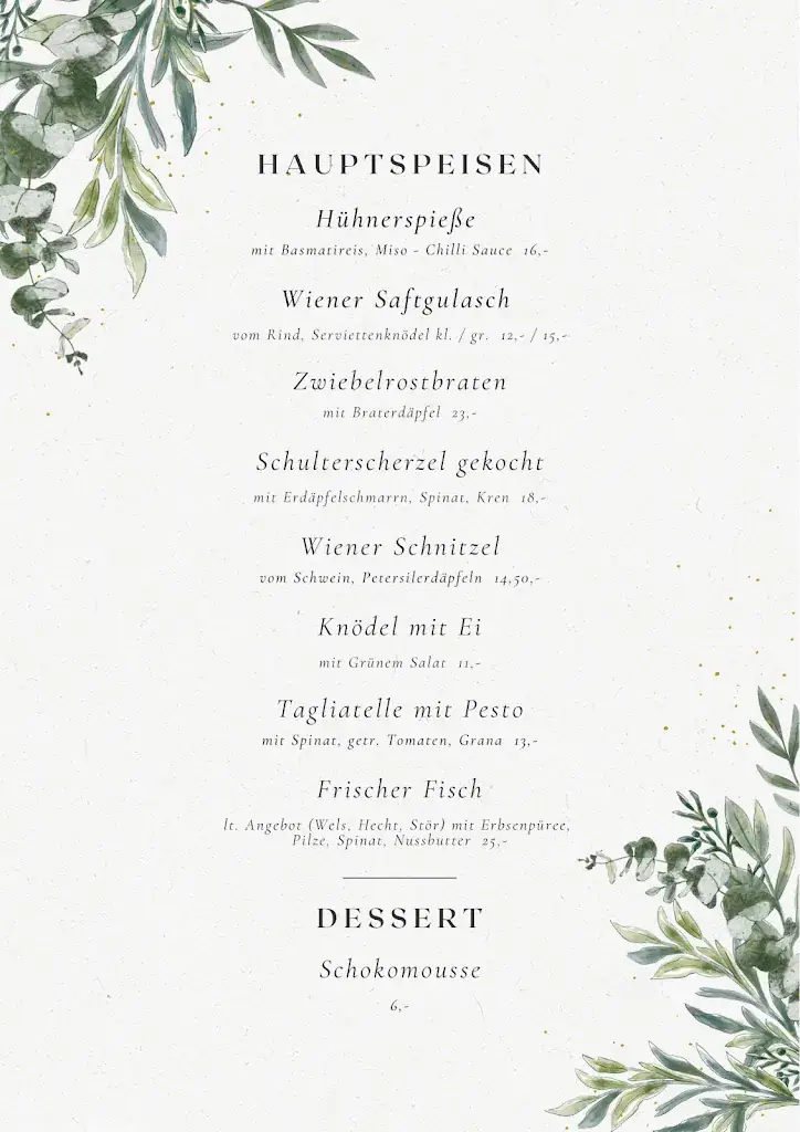 Menu_Das Glashaus_Bruckneudorf_image_1