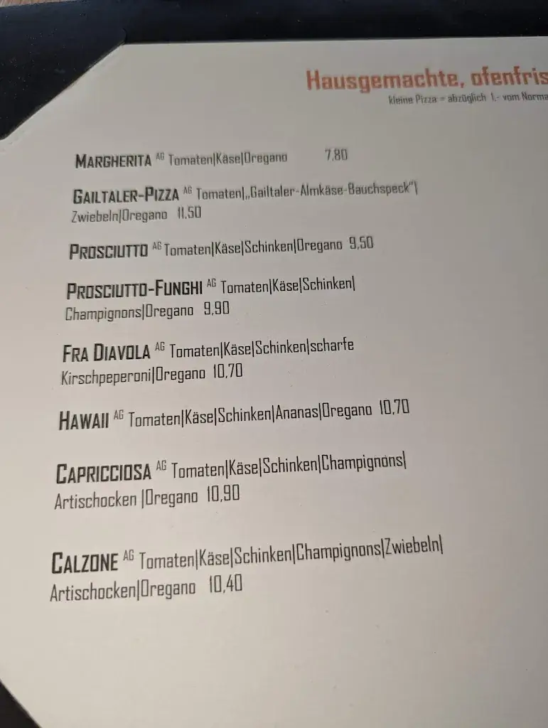 Menu_Mani`s Restaurant Manfred Stefaner_Kirchbach_immagine_3