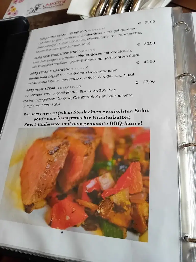 Menu_LADICH'S STEAK-HOUSE Parndorf Restaurant - The Original SINCE 1997_Bruckneudorf_image_3