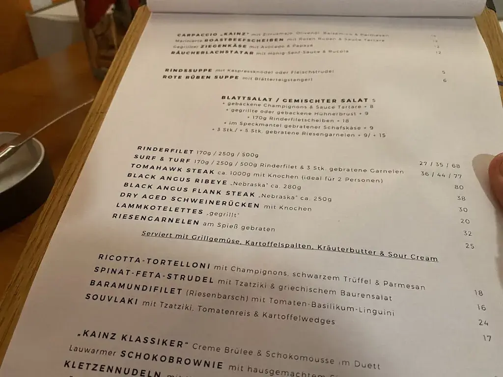 Menu_KAINZ - Das Restaurant_Kleinedling_image_1