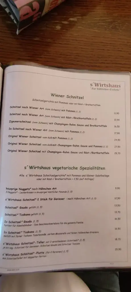 Menu_s´Wirtshaus 