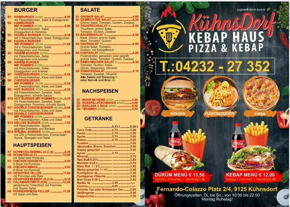 Menu_KÜHNSDORF KEBAPHAUS_Kühnsdorf_immagine_3