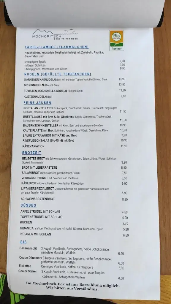 Menu_Mochoritsch Eck_Kühnsdorf_immagine_3
