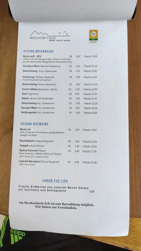 Menu_Mochoritsch Eck_Kühnsdorf_immagine_4