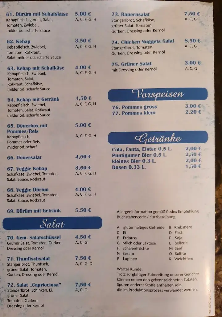Menu_L & M Imbiss_Lavamünd_immagine_4