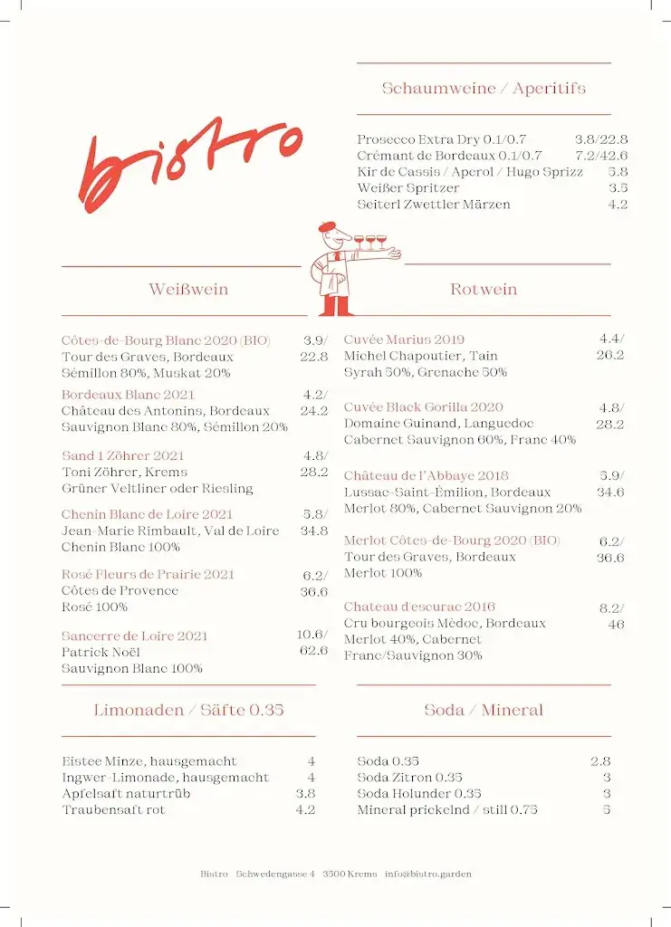 Menu_Bistro Krems_Krems_image_1