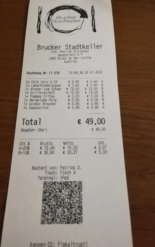 Christian Frauhammer_Brucker Stadtkeller_Bruckneudorf_review