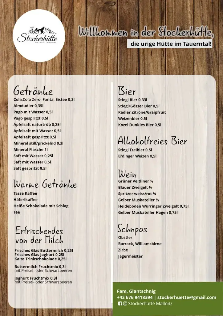 Menu_Stockerhütte_Mallnitz_immagine_2