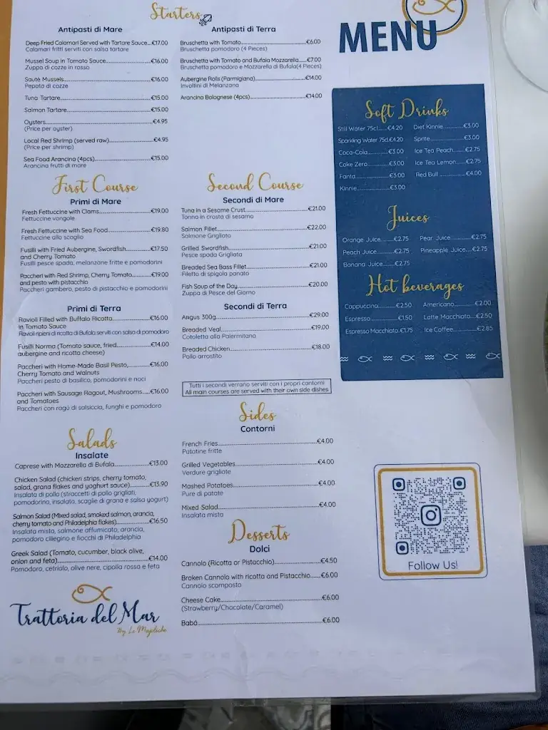 Menu_Trattoria del Mare - Malta Restaurant_Malta_image_2