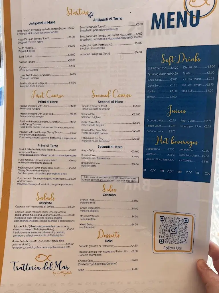 Menu_Trattoria del Mare - Malta Restaurant_Malta_image_4
