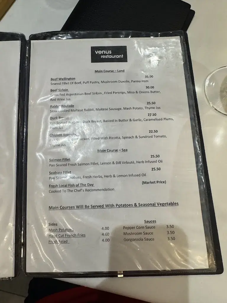 Menu_Venus Restaurant_Malta_image_2