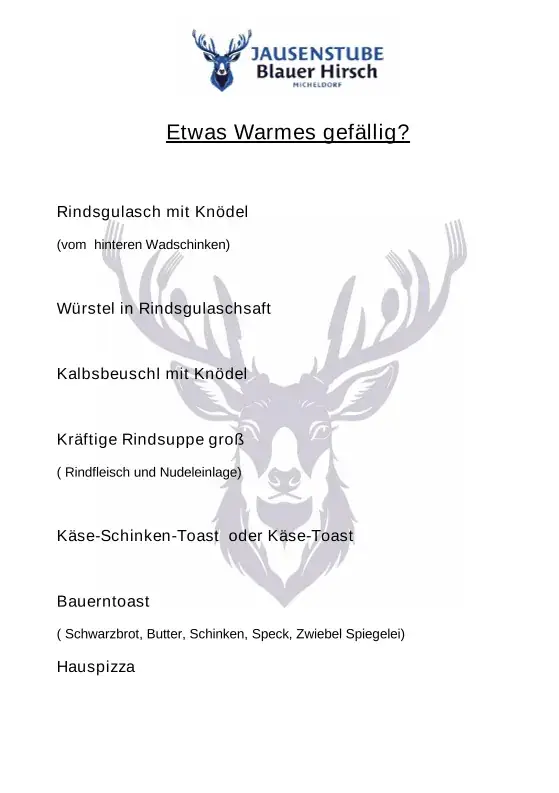 Menu_Jausenstube Blauer Hirsch_Micheldorf_image_2