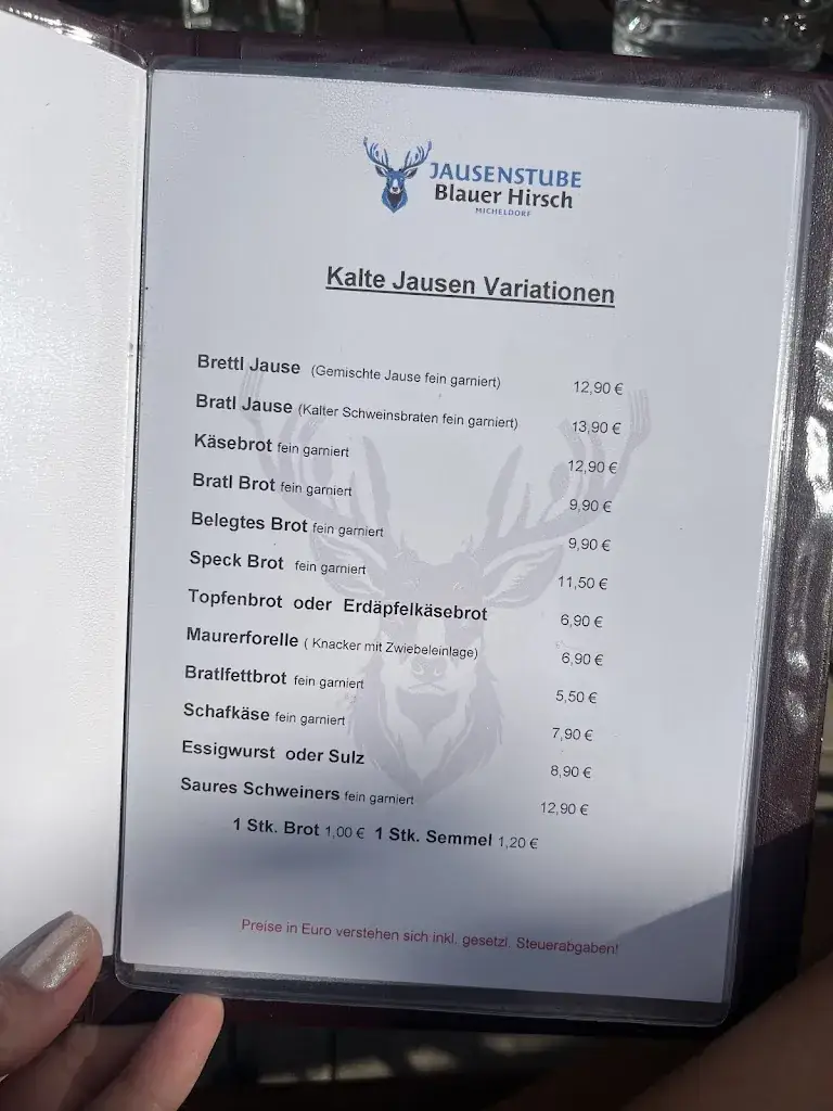 Menu_Jausenstube Blauer Hirsch_Micheldorf_image_3