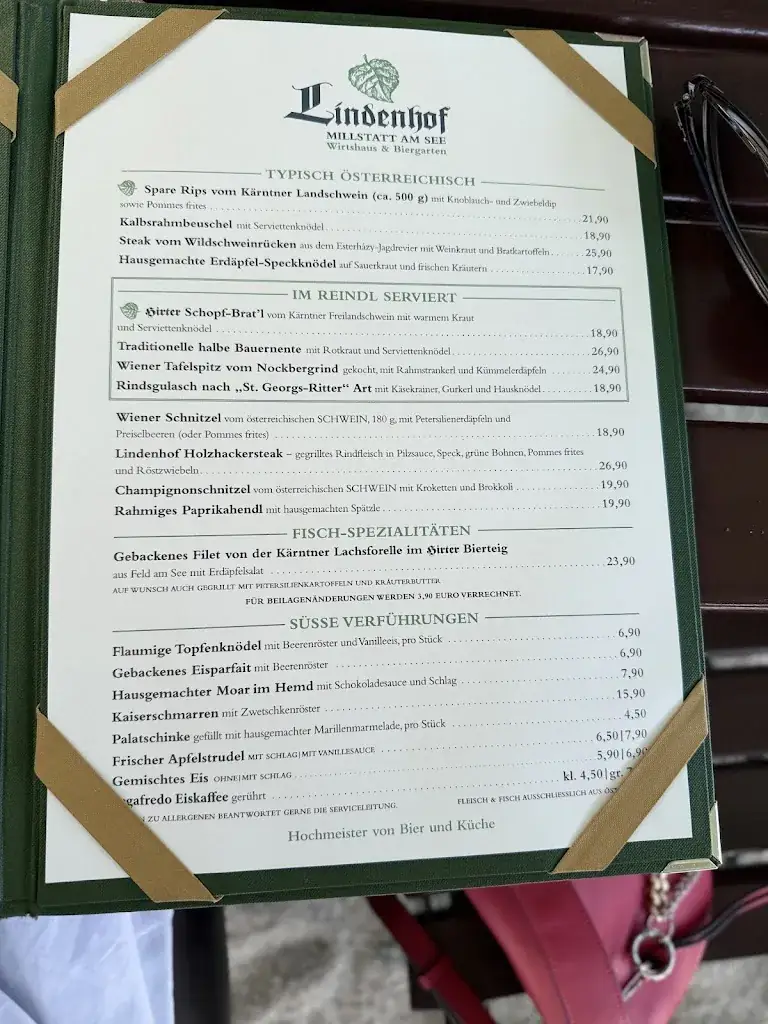 Menu_Lindenhof Wirtshaus und Biergarten_Obermillstatt_immagine_3