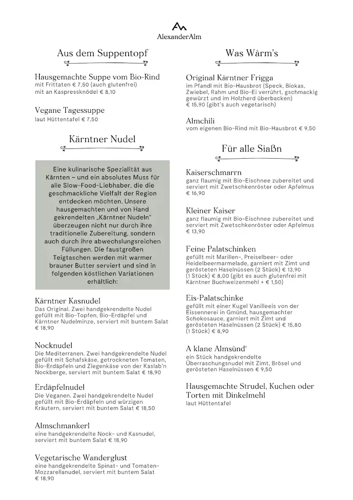 Menu_Alexanderhütte_Obermillstatt_image_3