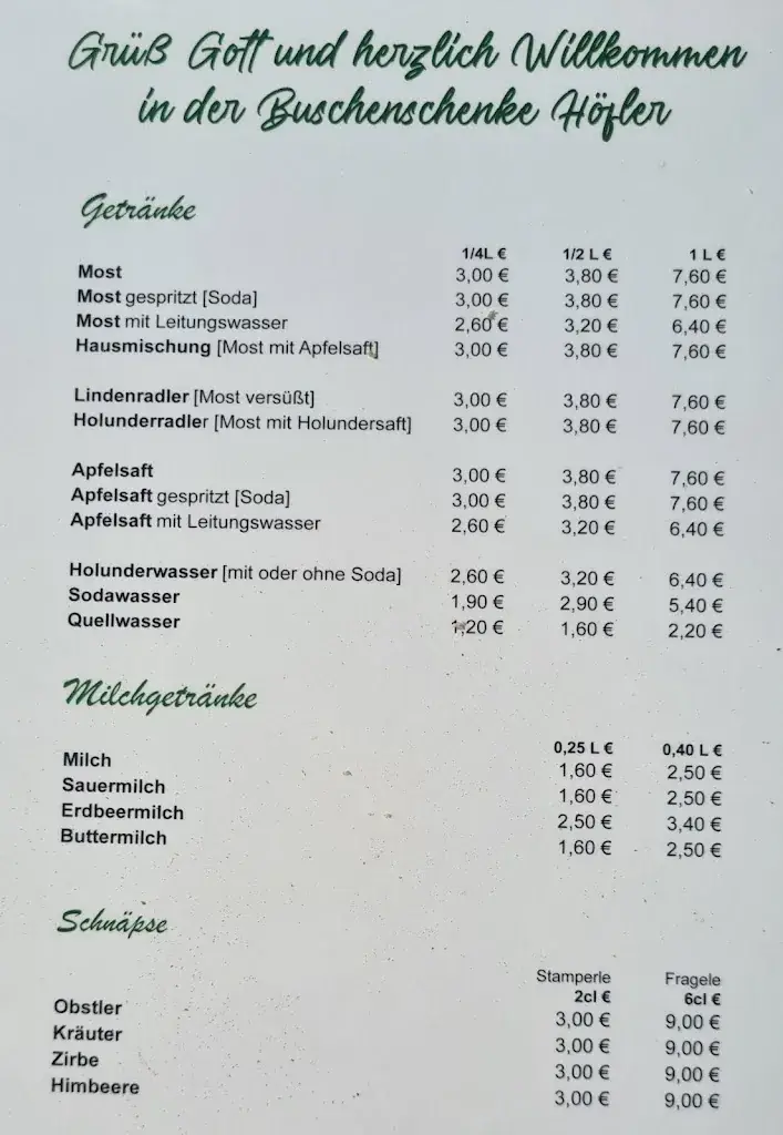Menu_Buschenschenke Höfler_Millstatt_image_1