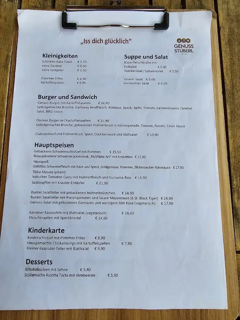 Menu_Michi's Genießerstüberl_Obervellach_image_3
